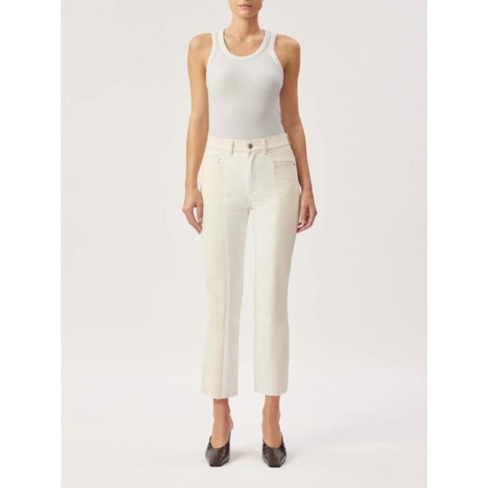 DL1961 - Patti Vintage Ankle in Blocked Ecru